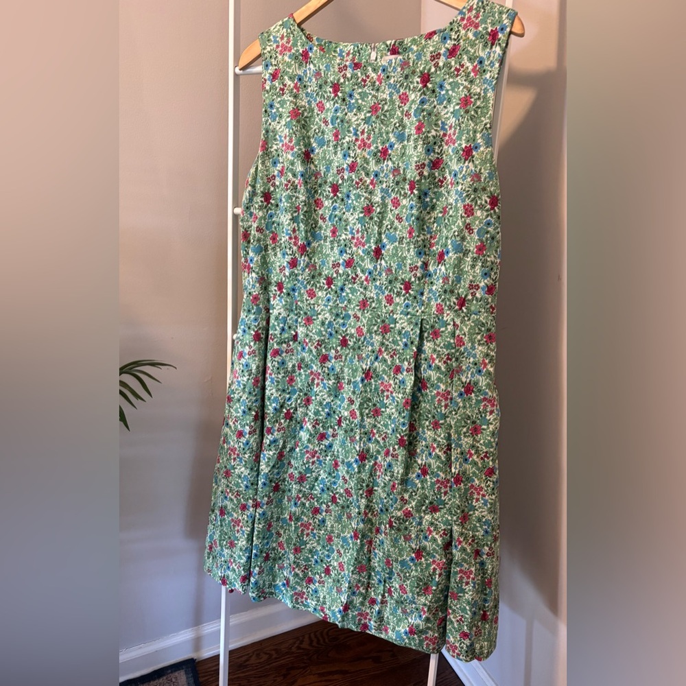 Anne Klein Green Floral Dress - Picture 4 of 16